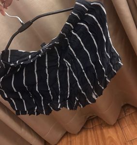 Striped Navy Blue Top