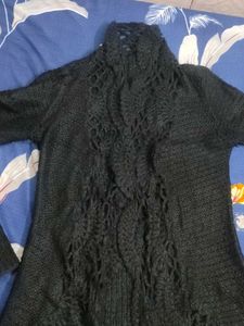 Black Knit Cardigan