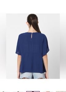 ONLY Casual Regular Sleeves SolidWomen Blue Top