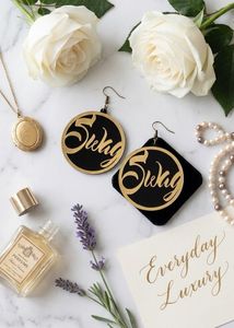 New Unique "Swag" Drop Earrings