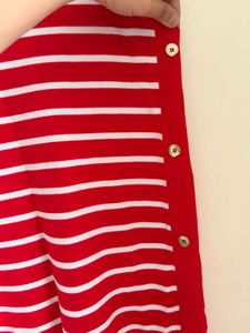 Chic Striped Sleeveless Dress