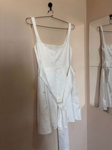 Elegant White Mini Dress