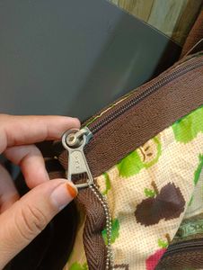 Cute Apple Print Travel Bag