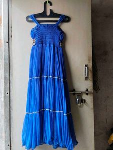 Stunning Royal Blue Embellished Gown