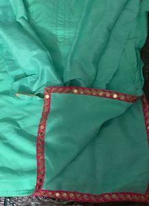 Aqua Embroidered Salwar Kameez Set