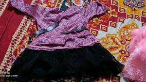 Girl's Party Dress with Belt