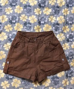 Brown Cargo Shorts
