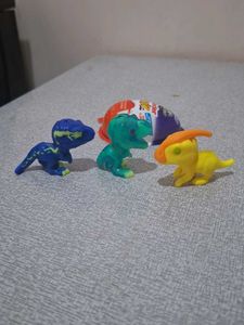 Kinder Surprise Dinosaur Toys glowing
