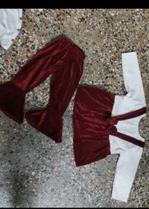Velvet Top &amp; Bottom Set