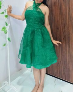 Emerald Green Party Dress