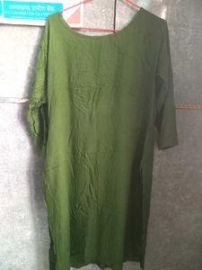 Olive Green Kurta Set