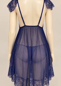 Navy Lace Teddy lingerie