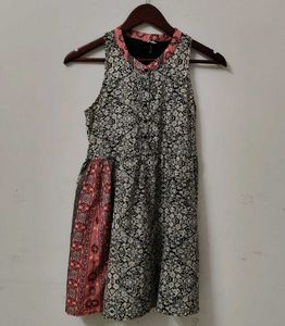 Bohemian Floral Print Sleeveless Dress