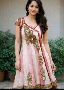 Small size Embroidered Anarkali Kurta Set