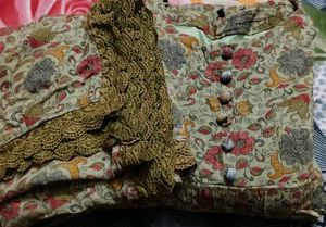 Floral Cursh Kurta with duppata set