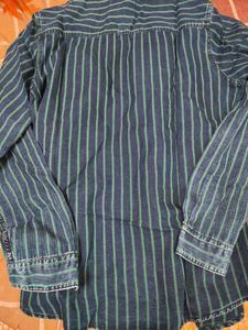 Men's Striped Long Sleeve Casual Shirt