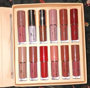 12 pcs matte liquid lipstick set
