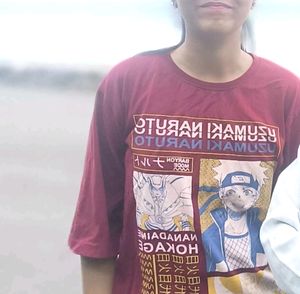 Naruto Printed Tshirt (For Both Man And Woman)