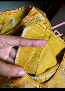 Elegant Yellow Floral Kurta