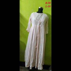Baby Pink CHIKANKARI