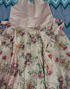 Floral Print Pink Dress