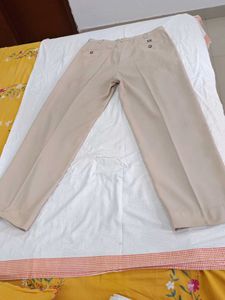 Cotton Beige Color Pant