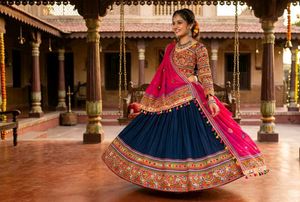 Navratri Special Traditional Gujarati Mirror Work