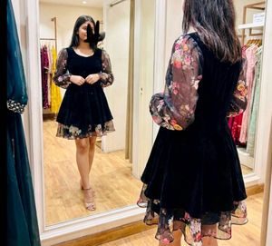 Black Floral Dress