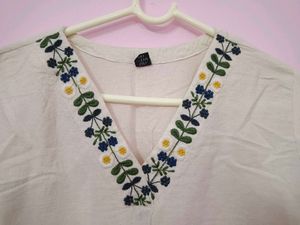 Embroidered co ord set with Floral Design