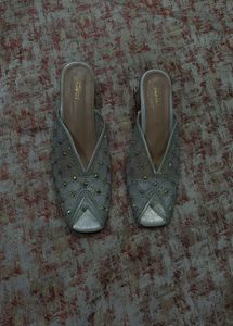 Elegant Embellished Mules