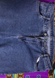 Classic Blue Straight LegDenim Jeans