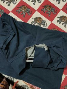 Men's Blue Collared T-Shirt