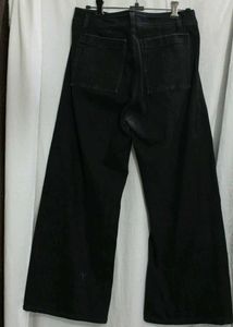 Wide Leg Black Denim Pants (negotiable)