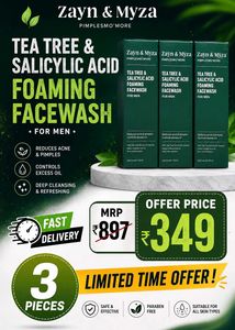 Zayn & Myza Tea Tree Facewash (3 pcs)