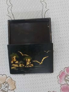 Price Drop - Exquisite Black Lacquer  Box