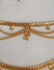 Gold-tone Kamarbandh Pair