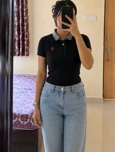 Black Polo T-Shirt