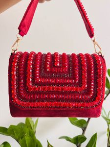 Beaded handbag