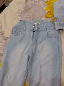 ligh blue women denim jeans