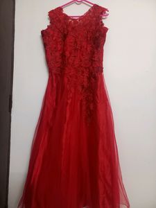 Red Evening Gown For Women..