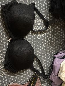 Black Lace Bra