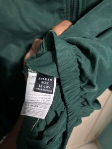 SHEIN Dino Adventure Green Hooded Jacket