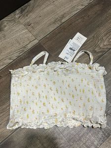 Floral Smocked Tube Top