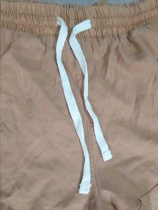 Peach Drawstring Shorts