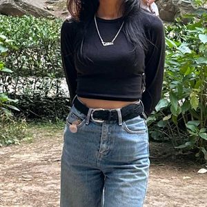 Chic Black Backless Tie-Up Top