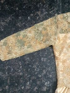 Gold Lace Gown