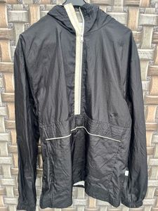 Black Lightweight Windbreaker Jacket