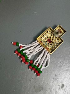 Indian Beaded Necklace &amp; Earring Set