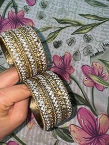 Sparkling Embellished Bangles Set