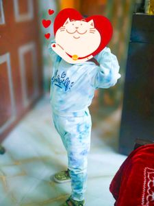 Tie-Dye Hoodie and Sweatpants Set